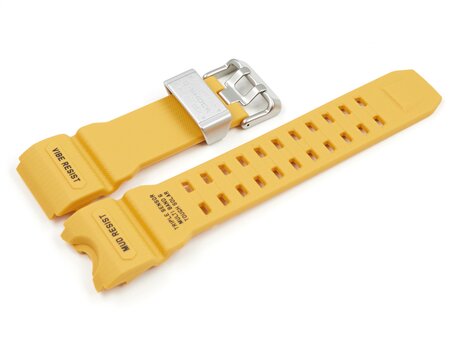 Correa para reloj Casio amarilla para GWG-1000-1A9, GWG-1000 de resina