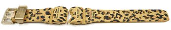 Correa para reloj Casio de resina Limited Leopard Edition...