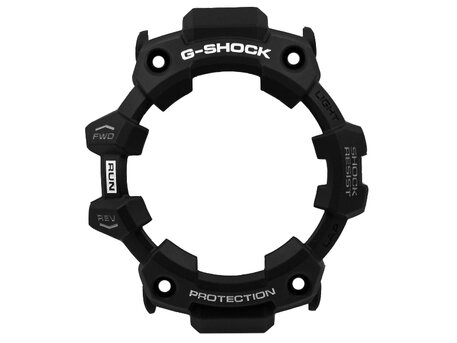 Bisel Casio G-Squad de resina negra GBD-100-1A7 inscipcin G-Shock blanco
