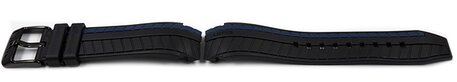 Correa Lotus de caucho negro-banda azul 18230/1 compatible con  18103
