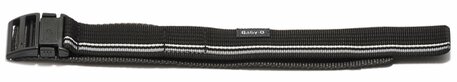 Correa Velcro para reloj Casio para Baby-G para BG-3003V, textil, negro