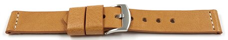 Correa de reloj - Ranger - cuero sólido - marrón claro XL