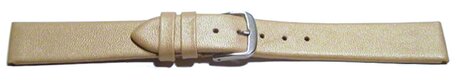 Correa reloj-Cuero autntico-Modelo Business-dorado- 8-22 mm 14mm Acero