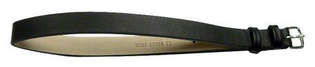 Wickel-Uhrenarmband - Glatt - schwarz - 350mm - XS 16mm Stahl