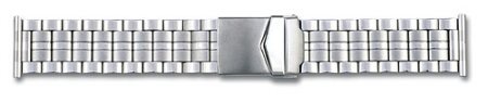Correa reloj de acero-apariencia maciza-22,24mm-pulido/satinado