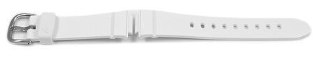 Correa Casio Baby-G para reloj BG-6903, resina blanca, superficie brillante