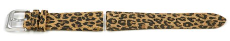 Correa Festina de cuero estampado de piel leopardo para F16590/5, F16590