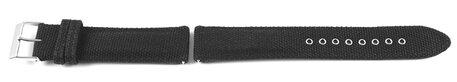 Correa Casio - tela/cuero - para WVA-M630B-1A, WVA-M630B, negra