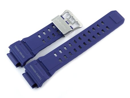 Correa Casio de resina azul para reloj GW-9400NV, GW-9400NV-2