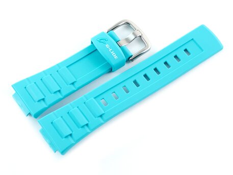 Correa Casio de resina de color azul claro para reloj BLX-102-2B