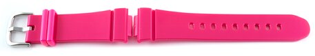 Correa Casio de resina rosa para BGA-130-4, BGA-130, superficie brillante