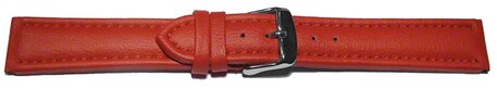 Uhrenband - gepolstert - Wasserfest - HiTech  Material - rot 18mm Acero