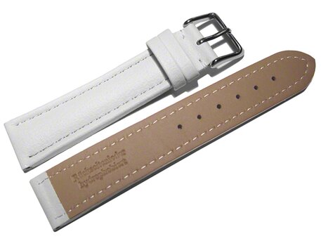 Uhrenband - gepolstert - Wasserfest - HiTech  Material - wei 28mm Acero