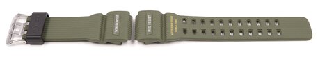 Casio Correa para reloj de resina verde militar para GG-1000-1A3, GG-1000-1A3ER