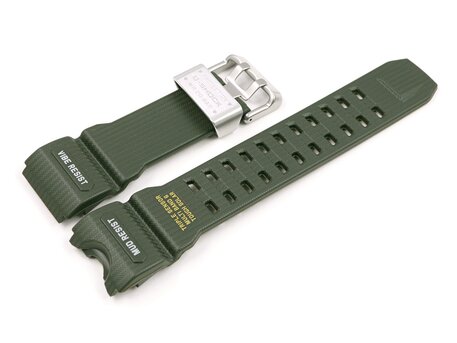Correa para reloj verde militar de resina para reloj Casio GWG-1000-1A3