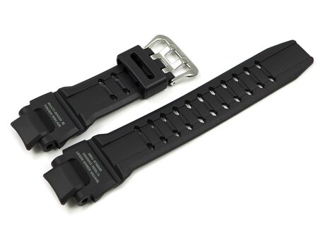 Correa para reloj Casio negra inscripciónes gris claro para G-Shock GW-4000-1A, GW-4000