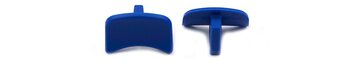 Piezas intermedias de color azul Casio para las correas...