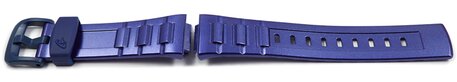 Correa para reloj Casio BLX-100-2 BLX-100 de resina azul 