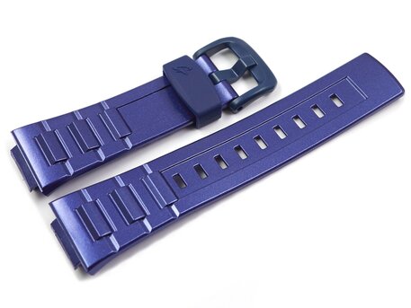 Correa para reloj Casio BLX-100-2 BLX-100 de resina azul