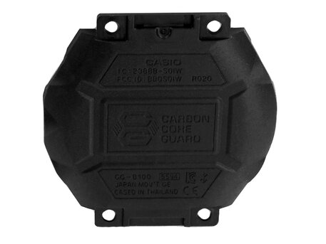 Tapa de fondo Casio resina negra para GG-B100-1A GG-B100-1B