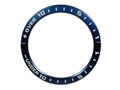 Bisel Casio anillo de acero azul para GWN-Q1000 GWN-Q1000-1A GWN-Q1000-7A