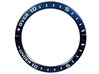 Bisel Casio anillo de acero azul para GWN-Q1000...