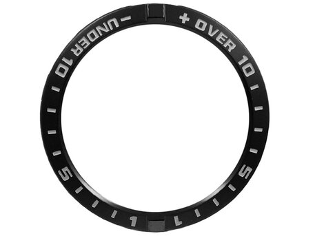 Bisel Casio anillo de acero negro para GWN-Q1000MC-1A2 GWN-Q1000NV-2A