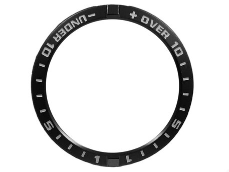 Bisel Casio anillo de acero negro para GWN-Q1000MC-1A2 GWN-Q1000NV-2A