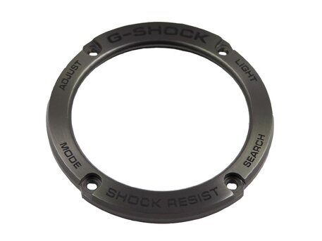 Bisel Casio G-Steel anillo de acero negro para GST-W130BD GST-W130BD-1AER