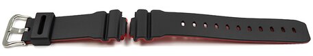 Correa para reloj Casio negra interior de color rojo para DW-5600HR-1 DW-5600HR