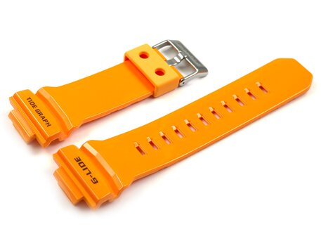 Correa para reloj Casio de color naranja para GLX-150-4 de resina 