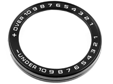 Luneta Casio GWN-1000B-1A GWN-1000NV-2A anillo de acero negro escrituras claras
