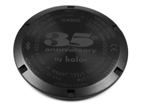 Kolor x Casio G-Shock Fondo de caja GMW-B5000KL-9 de acero negro