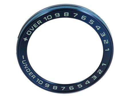 Luneta Casio GWN-1000B GWN-1000E anillo de acero azul escrituras claras