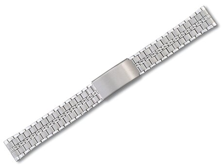 Correa reloj de acero-apariencia maciza-12,14mm-pulido/satinado