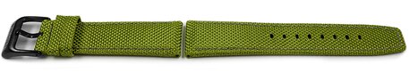 Correa de repuesto Festina verde para F16584 mezcla de materiales de cuero y textil