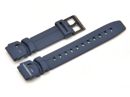 Correa para reloj Casio para WS-300-2, resina, azul oscuro