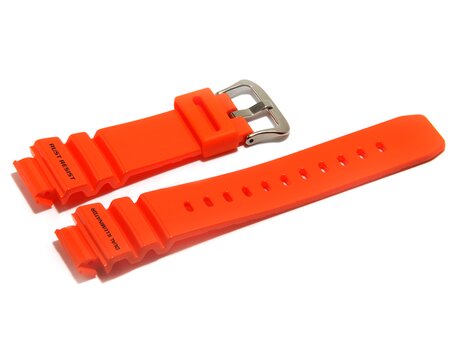 Correa para reloj Casio para G-9100R-4, resina, naranja