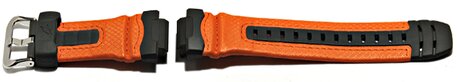 Correa para reloj Casio para G-315RL-4AV,Plástico gris / Cuero naranjado