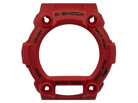 Casio Bisel G-Shock para GW-7900RD-4 y G-7900SLG-4 de resina roja
