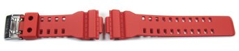 Casio Correa para reloj para GA-110FC, GA-100B, resina, rojo