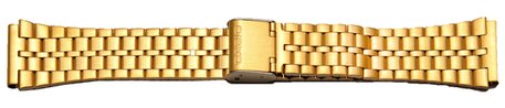 Correa para reloj Casio para A159WGEA metal dorado