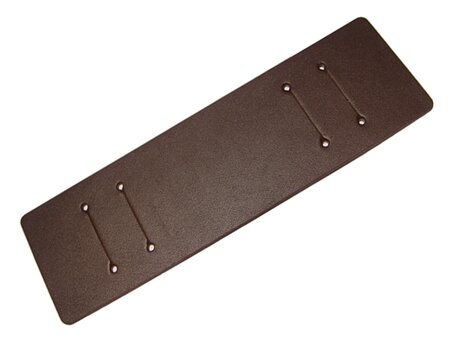 Base para correas de reloj - cuero genuino - marrón - (máx. 22mm)